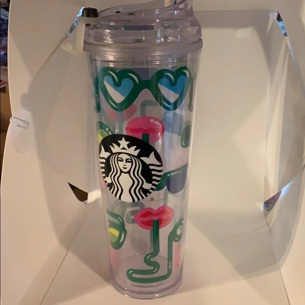 24 ounce Vintage Starbucks Insulated Plastic Cup - Picture 3 of 10